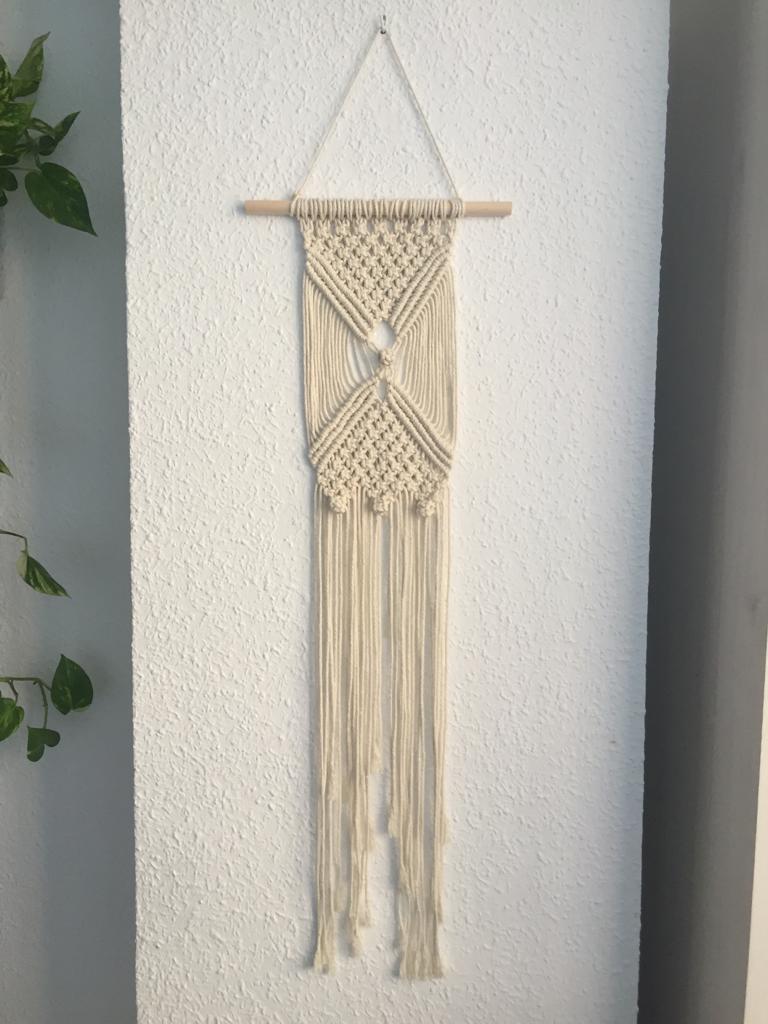 Tapiz macramé aren